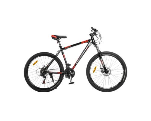 Велосипед CrossBike Everest 27"19" Чорний-Червоний