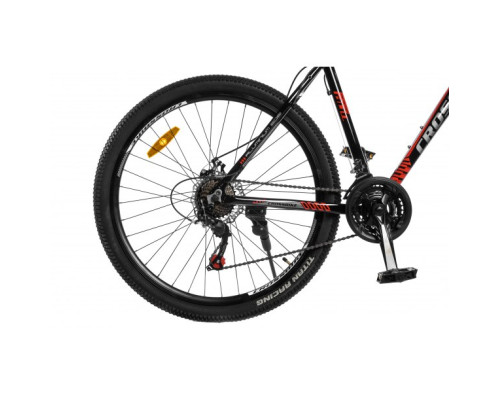 Велосипед CrossBike Everest 27"19" Чорний-Червоний