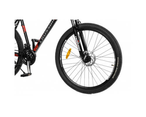 Велосипед CrossBike Everest 27"19" Чорний-Червоний