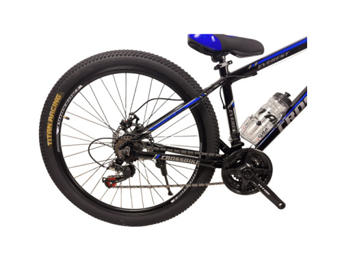 Велосипед CrossBike Everest 27.5" 15" Чорний-Синій