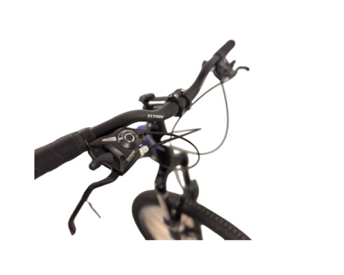 Велосипед CrossBike Everest 27.5" 15" Чорний-Синій