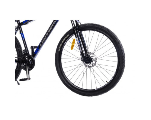 Велосипед CrossBike Everest 27.5" 17" Чорний-Синій
