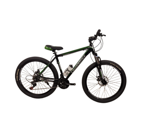 Велосипед CrossBike Everest 27.5" 19,5" Чорний-Зелений