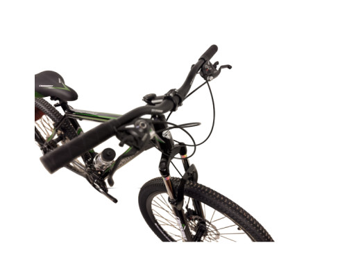 Велосипед CrossBike Everest 27.5" 19,5" Чорний-Зелений