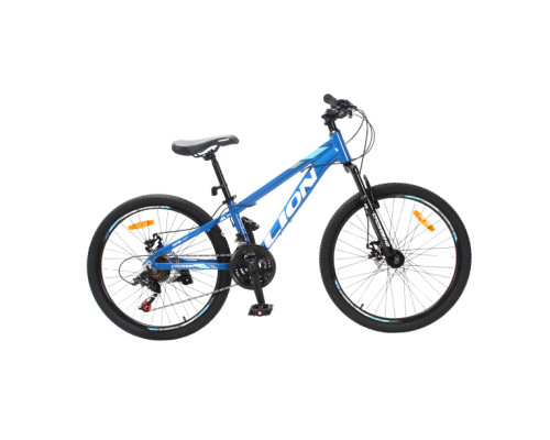 Велосипед CrossBike Lion 24" 11" Синій-Блакитний