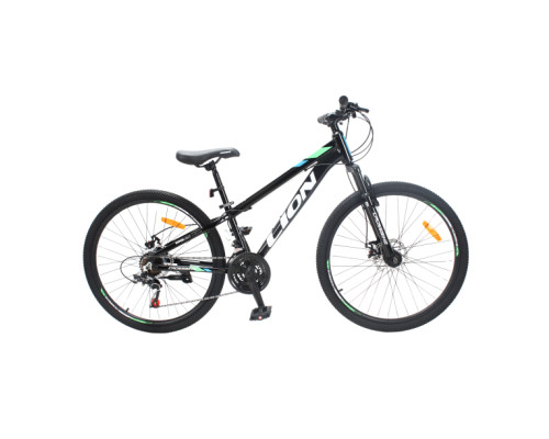 Велосипед CrossBike Lion 26" 12" Чорний-Зелений