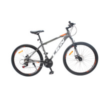 Велосипед CrossBike Lion 27.5" 15" Сірий-Помаранчевий