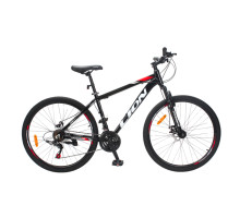 Велосипед CrossBike Lion 27.5" 17" Чорний-Червоний