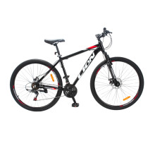 Велосипед CrossBike Lion 29" 19" Чорний-Червоний