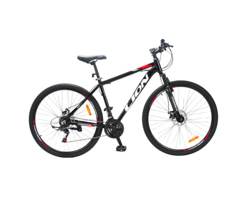 Велосипед CrossBike Lion 29" 19" Чорний-Червоний