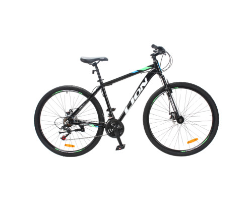 Велосипед CrossBike Lion 29" 19" Чорний-Зелений
