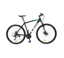 Велосипед CrossBike Lion 29" 21" Чорний-Зелений