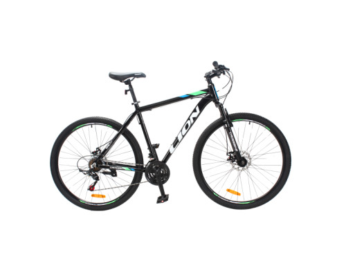 Велосипед CrossBike Lion 29" 21" Чорний-Зелений