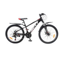 Велосипед Crossbike Next 2025 24" 11" Чорний-Червоний