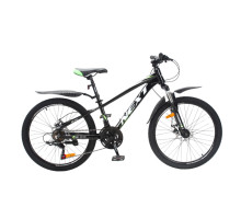 Велосипед Crossbike Next 2025 24" 11" Чорний-Зелений