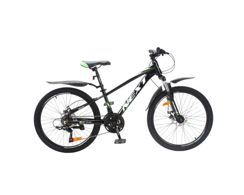 Велосипед Crossbike Next 2025 24" 11" Чорний-Зелений