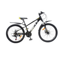 Велосипед Crossbike Next 2025 24" 11" Чорний-Жовтий