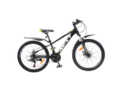 Велосипед Crossbike Next 2025 24" 11" Чорний-Жовтий