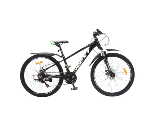 Велосипед Crossbike Next 2025 26" 12" Чорний-Зелений