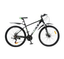 Велосипед Crossbike Next 2025 27.5" 17" Чорний-Зелений