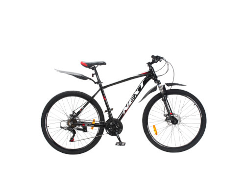 Велосипед Crossbike Next 2025 27.5" 19" Чорний-Червоний