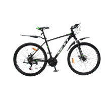 Велосипед Crossbike Next 2025 27.5" 19" Чорний-Зелений