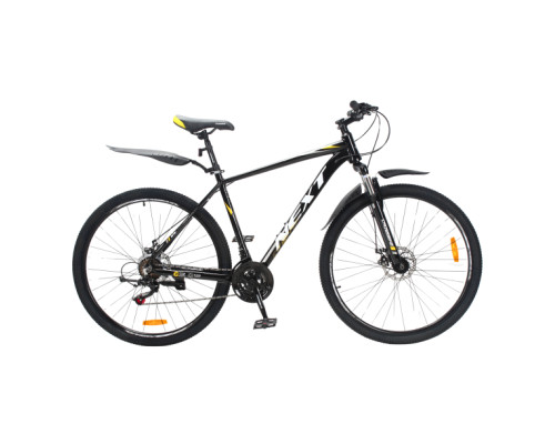 Велосипед Crossbike Next 2025 29" 20" Чорний-Жовтий