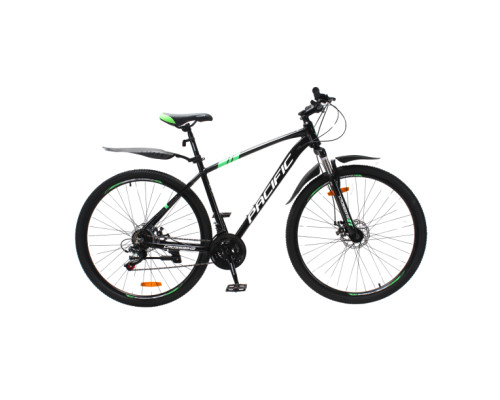 Велосипед Crossbike Pacific 2025 29" 19" Чорний-Зелений