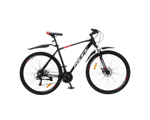Велосипед Crossbike Pacific 2025 29" 21" Чорний-Червоний