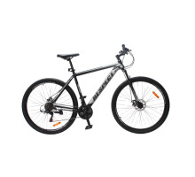 Велосипед CrossBike RESPECT 29" 21" Чорний-Сірий