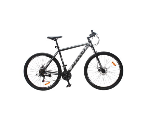 Велосипед CrossBike RESPECT 29" 21" Чорний-Сірий