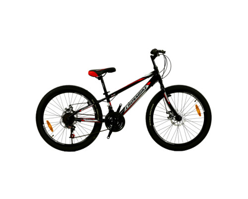 Велосипед CROSSBIKE Spark D 24" 11" Чорний-Червоний