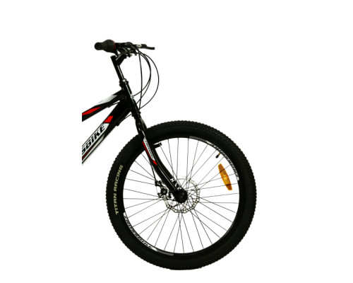 Велосипед CROSSBIKE Spark D 24" 11" Чорний-Червоний