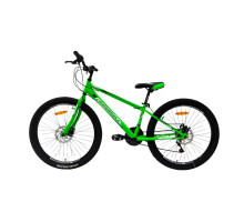 Велосипед CROSSBIKE Spark D-Al 24" 11" Зелений
