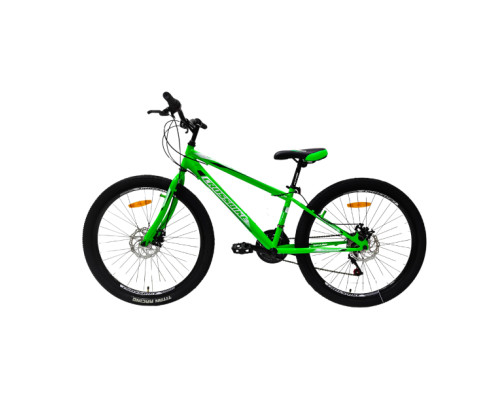 Велосипед CROSSBIKE Spark D-Steel 2024 24" 11" Зелений