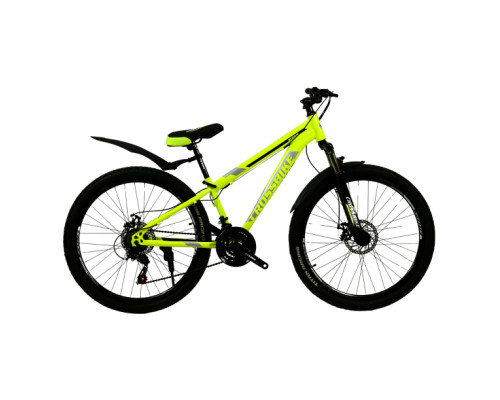 Велосипед CrossBike STORM 26" 13" Жовтий