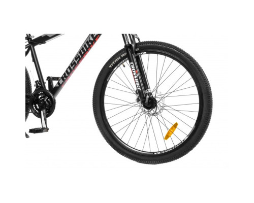 Велосипед CrossBike Storm 27"17" Чорний-Червоний