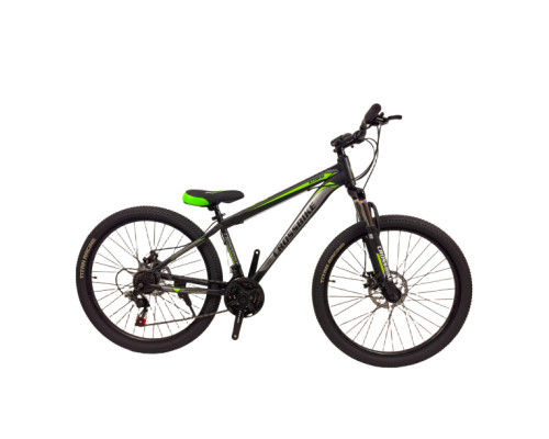 Велосипед CrossBike Storm 27,5" 15" Чорний-Зелений