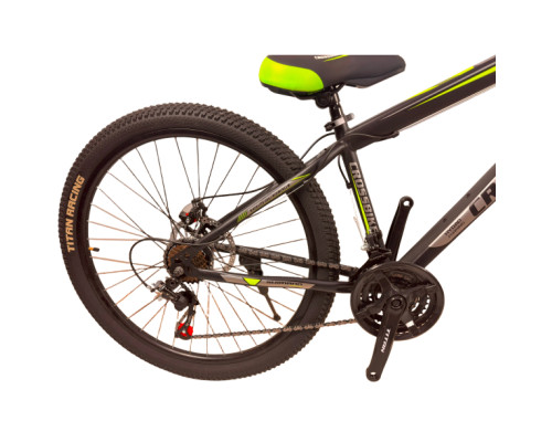Велосипед CrossBike Storm 27,5" 15" Чорний-Зелений