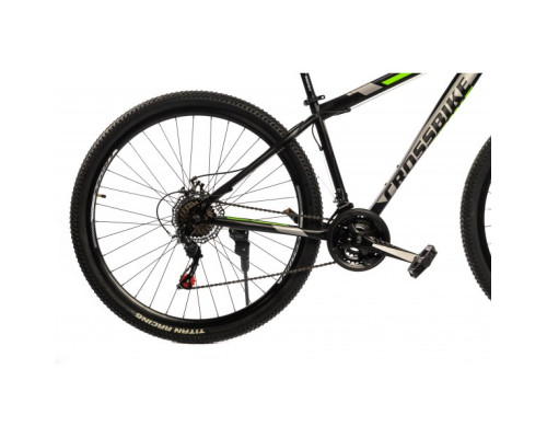 Велосипед CrossBike Storm 29"17" Чорний-Зелений