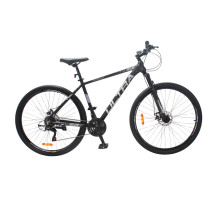 Велосипед CrossBike ULTRA 29" 19" Чорний-Сріблястий