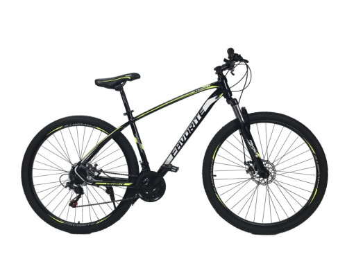 Велосипед Favorite Tracker 27.5 "17" Чорний-Жовтий