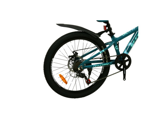 Велосипед Titan Calypso 24" 11" Темно зелений-Блакитний