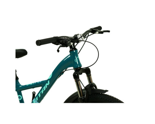 Велосипед Titan Calypso 24" 11" Темно зелений-Блакитний