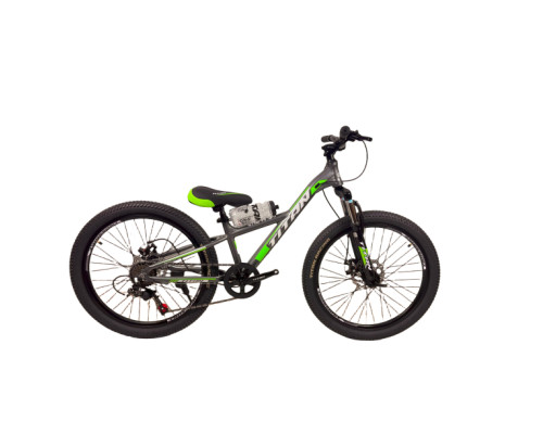 Велосипед Titan CALYPSO 24" 11" Темно-сірий-Зелений