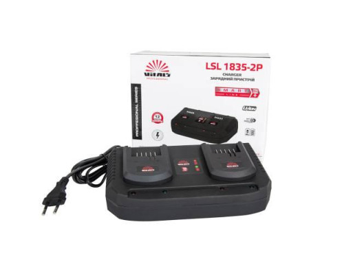 Зарядний пристрій для акумуляторів Vitals Professional LSL 1835-2P SmartLine