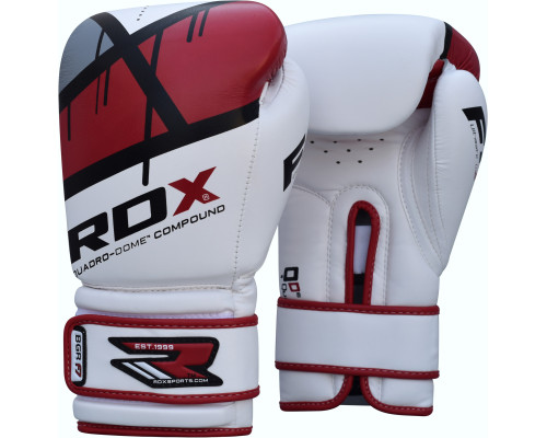 Боксерские перчатки RDX Rex Leather Red 10 ун.