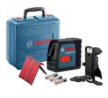 Лінійний лазерний нівелір Bosch GLL 2-15 Professional + універсальний тримач BM 3 (0601063702)