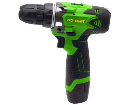 Шуруповерт акумуляторний PRO-CRAFT Industrial РА-12 Li (Металлический корпус редуктора, медная обмотка) (black)