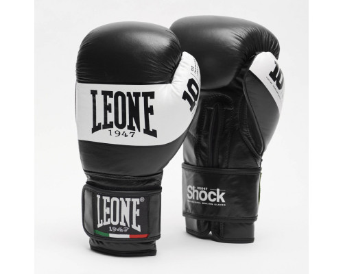 Боксерские перчатки Leone Shock Black 10 ун.